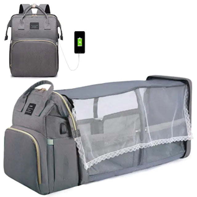 All-in-One Baby Crib Backpack