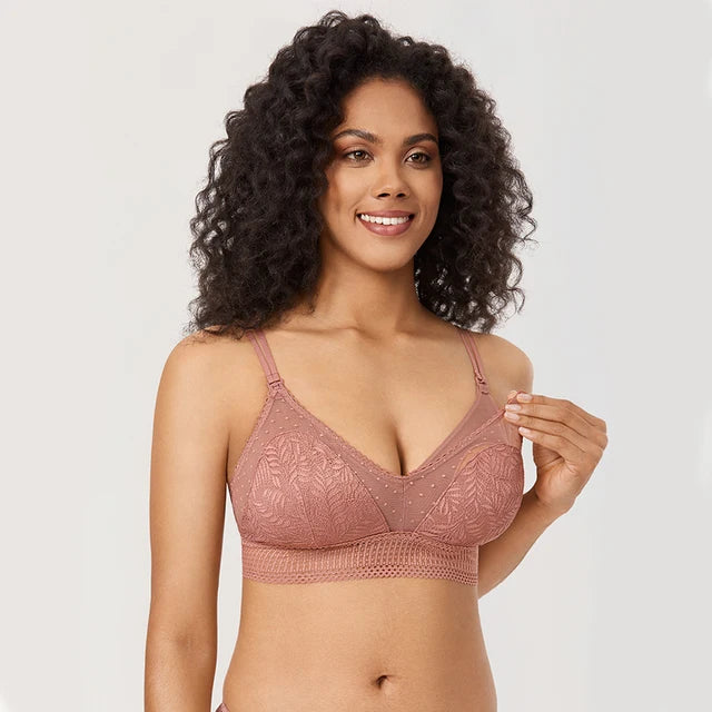 Lace Maternity Nursing Bra