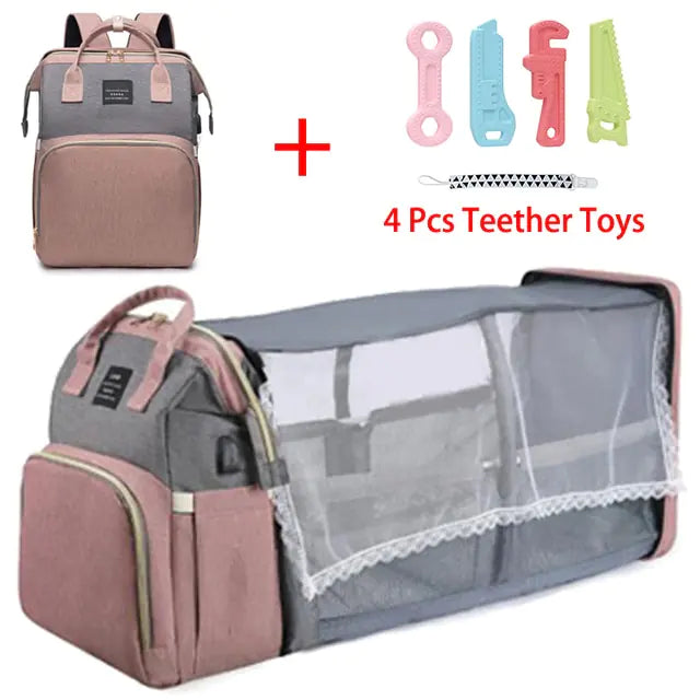 All-in-One Baby Crib Backpack