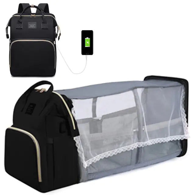 All-in-One Baby Crib Backpack