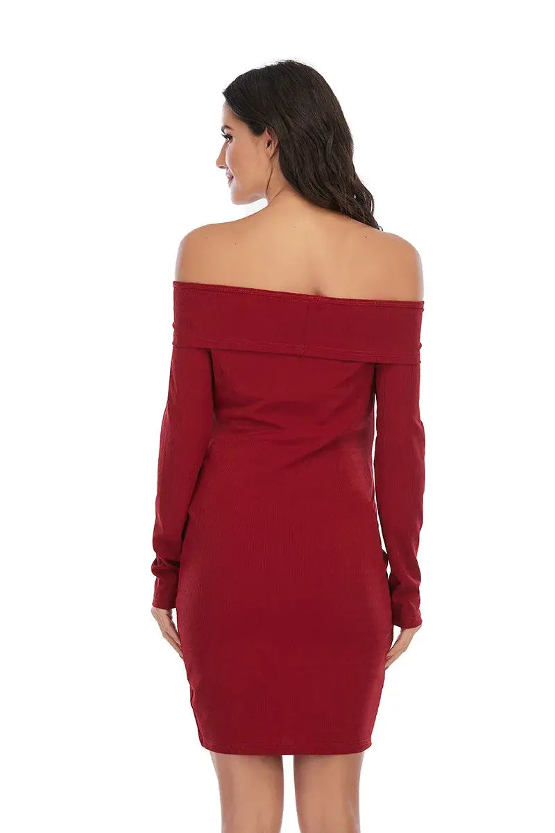 Maternity Shoulder Dress