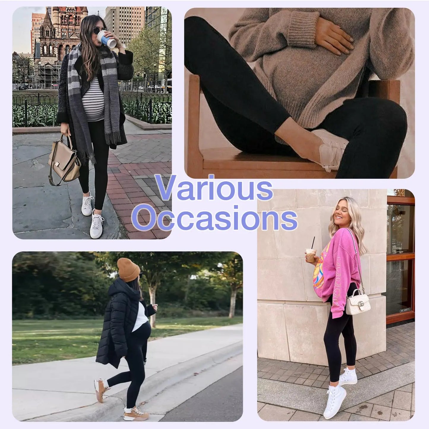 Women's Maternity Leggings (3 pc)