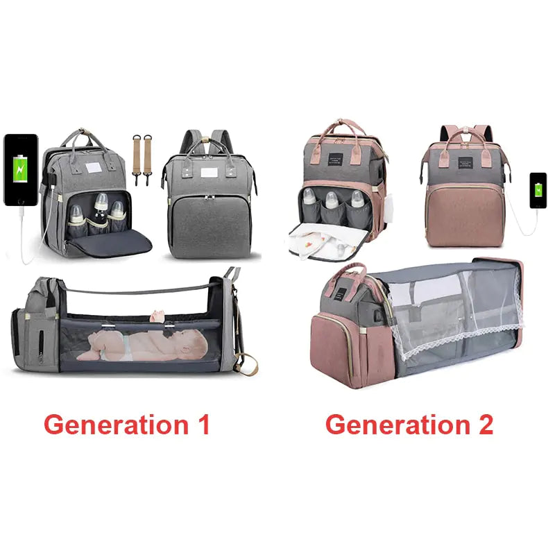 All-in-One Baby Crib Backpack