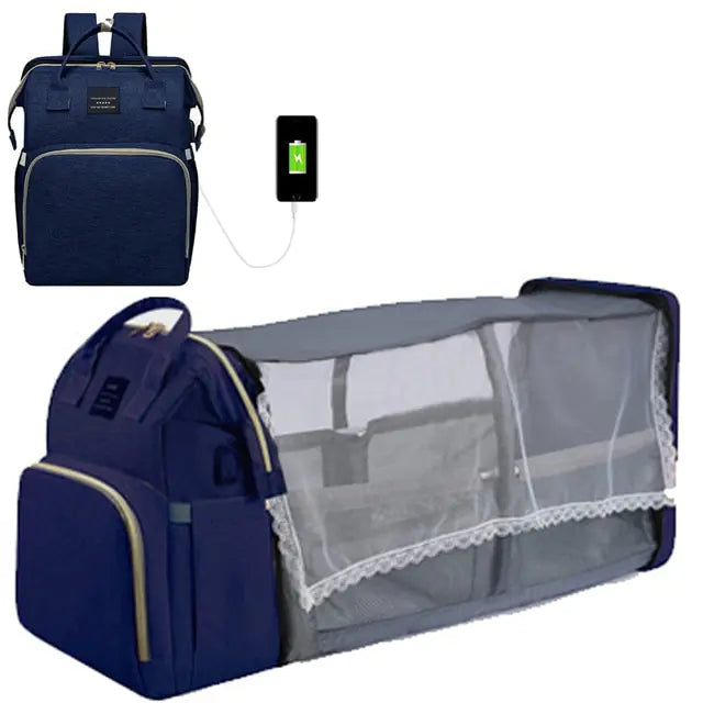 All-in-One Baby Crib Backpack