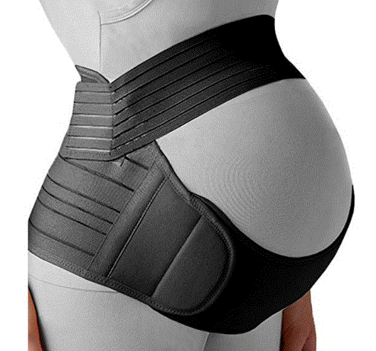 Soporte abdominal durante la maternidad
