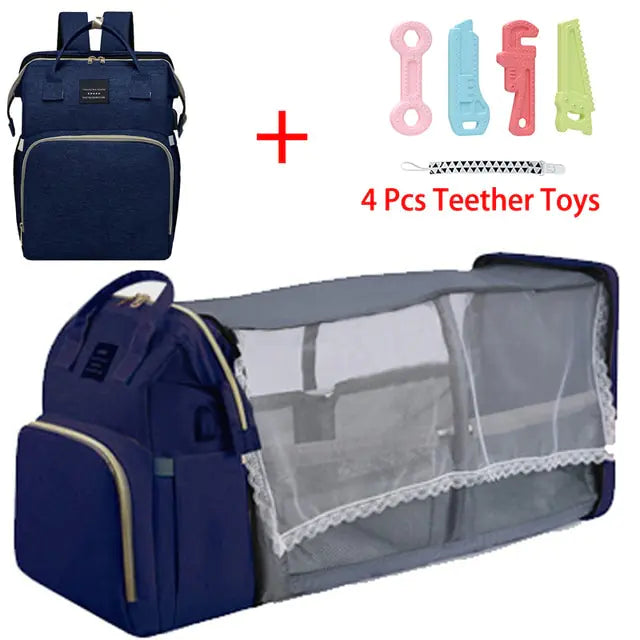 All-in-One Baby Crib Backpack