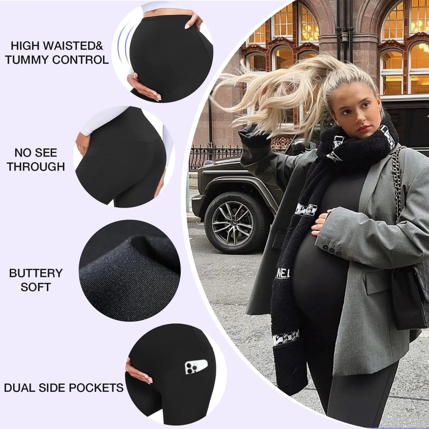 Women's Maternity Leggings (3 pc)