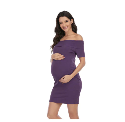 Maternity Shoulder Dress