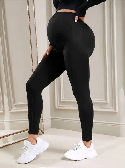 Leggings de maternidad de cintura alta