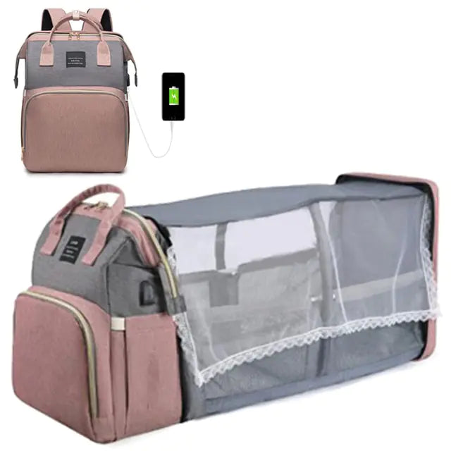 All-in-One Baby Crib Backpack