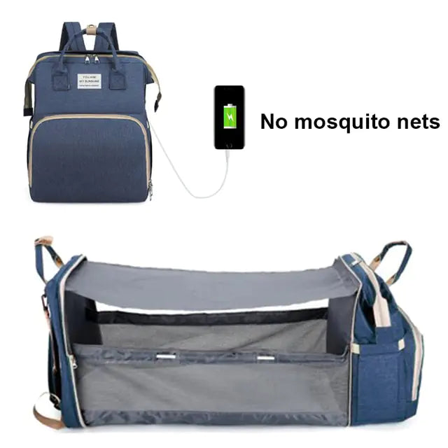 All-in-One Baby Crib Backpack