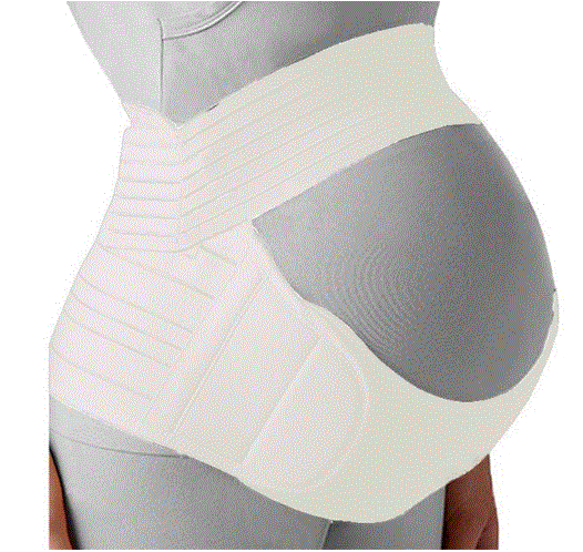 Soporte abdominal durante la maternidad