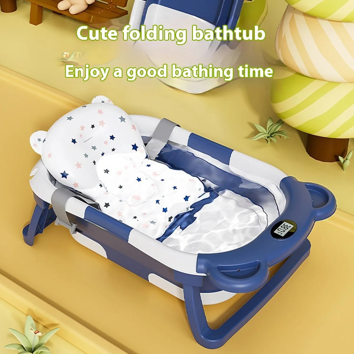 Baby Bathtub with Temperature Detection