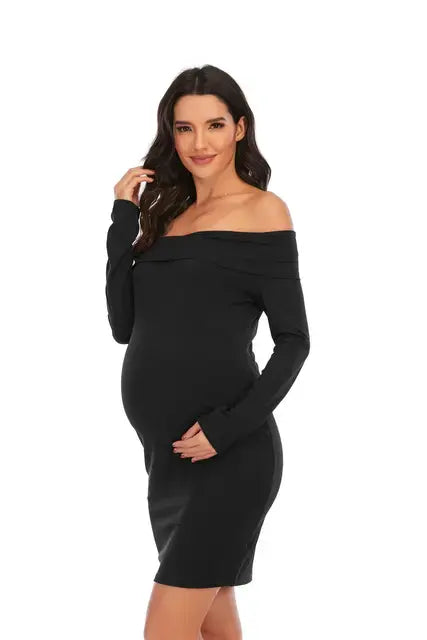 Maternity Shoulder Dress