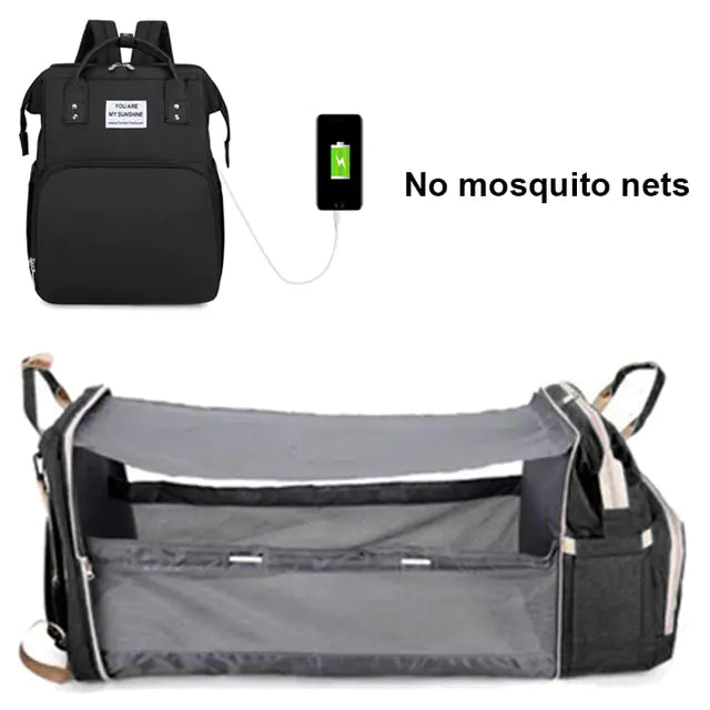 All-in-One Baby Crib Backpack