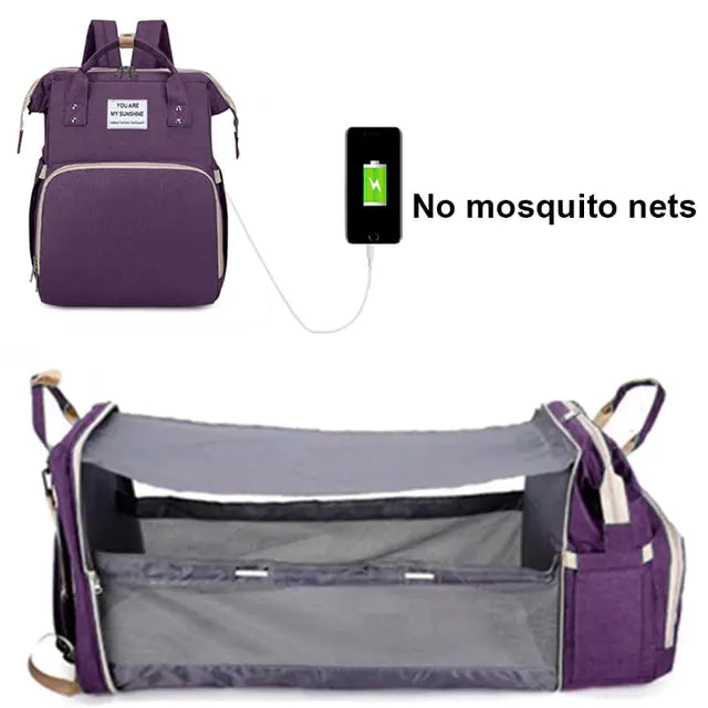 All-in-One Baby Crib Backpack
