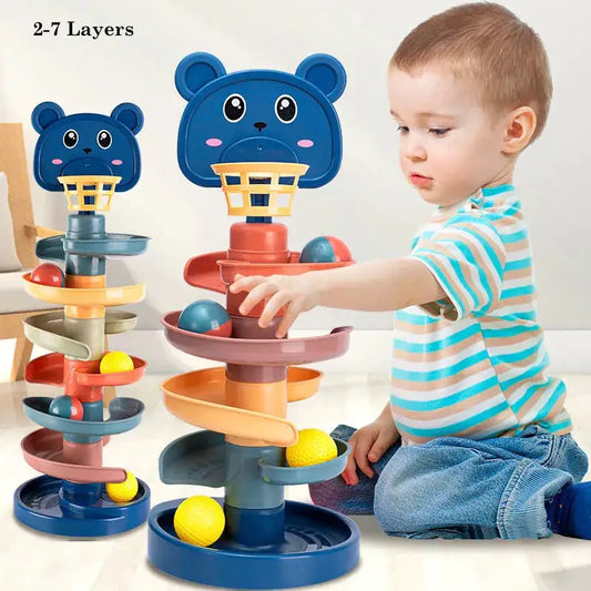 Baby Rolling Ball Tower