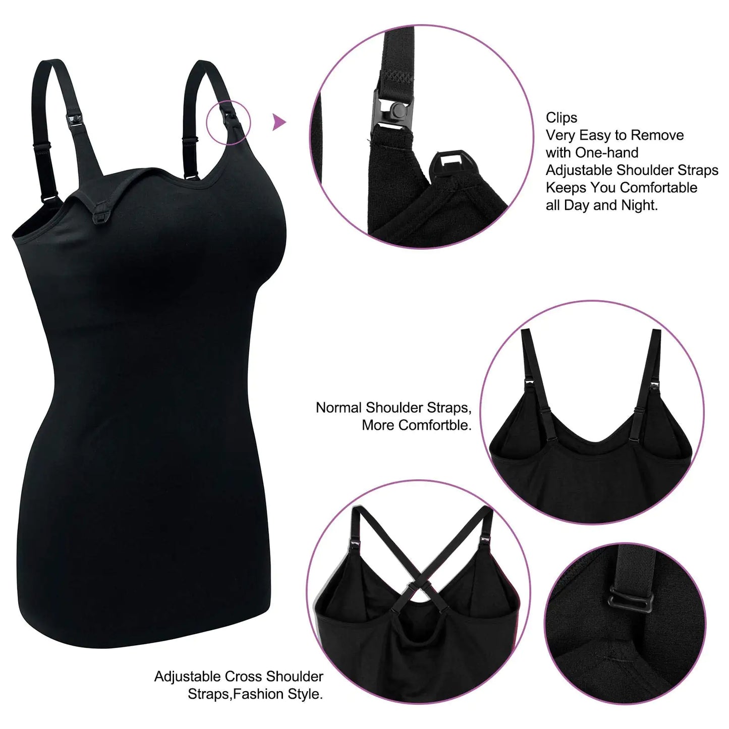 Womens Maternity Nursing Tank Cami
