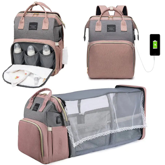 All-in-One Baby Crib Backpack
